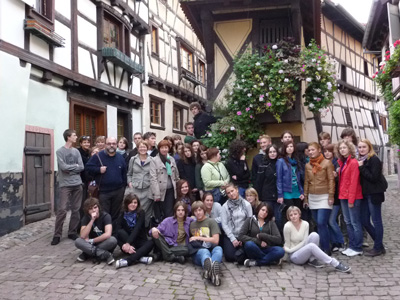 wizyta w alzackim miasteczku Eguisheim