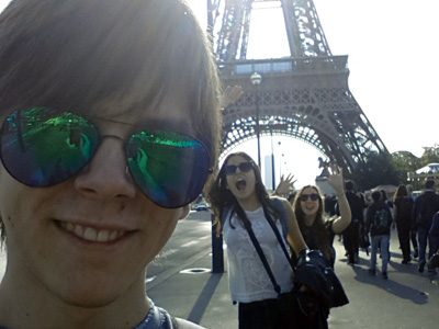 uczniowie 2 LO zwiedzają Paryż